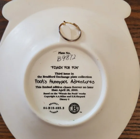 DISNEY Pooh's Hunnypot Adventures 3D Bradford Exchange Plates Vintage - Picture 7 of 7